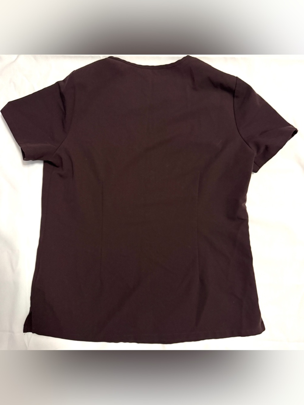 RARE Figs Espresso Catarina Scrub Top Size Small EUC - Picture 3 of 5